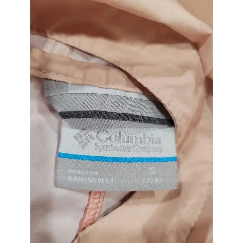 Columbia Girls Pink Jacket size small windbreaker #r‎